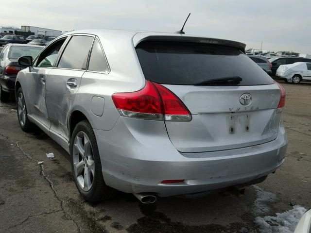 4T3BK11A19U003904 - 2009 TOYOTA VENZA SILVER photo 3