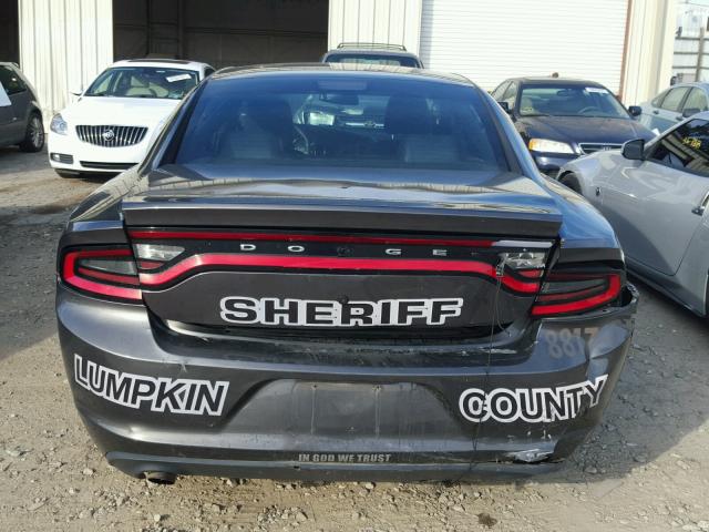 2C3CDXAT3FH928817 - 2015 DODGE CHARGER PO CHARCOAL photo 9