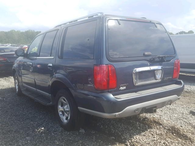 5LMEU27R81LJ26030 - 2001 LINCOLN NAVIGATOR Niebieski zdjęcie 3