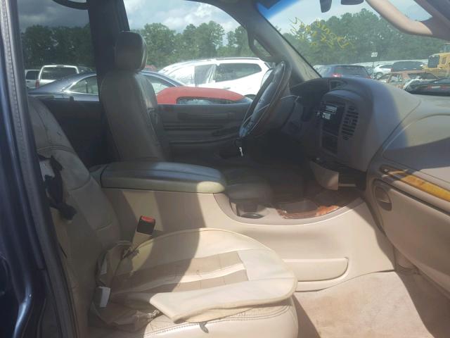 5LMEU27R81LJ26030 - 2001 LINCOLN NAVIGATOR Niebieski zdjęcie 5