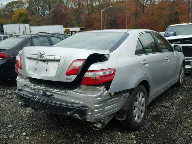 4T1BK46K58U064327 - 2008 TOYOTA CAMRY LE SILVER photo 4