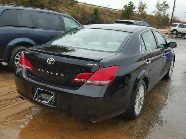 4T1BK36BX8U288851 - 2008 TOYOTA AVALON XL BLACK photo 4