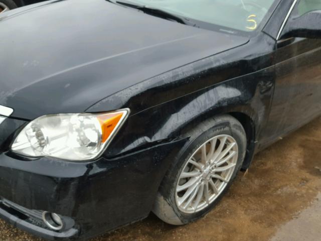 4T1BK36BX8U288851 - 2008 TOYOTA AVALON XL BLACK photo 9