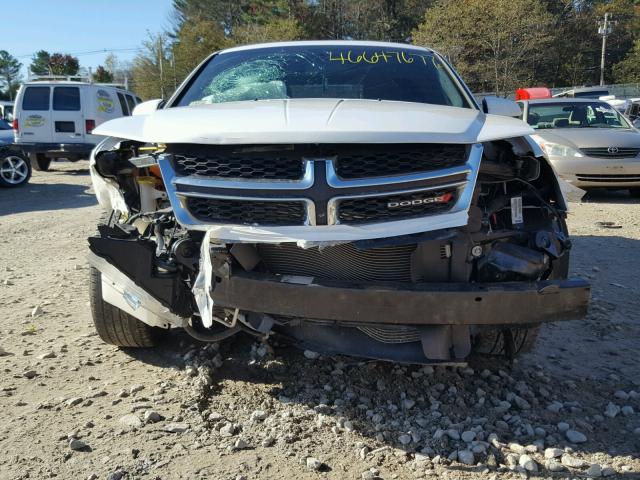 1C3CDZCB8CN225460 - 2012 DODGE AVENGER SX WHITE photo 9