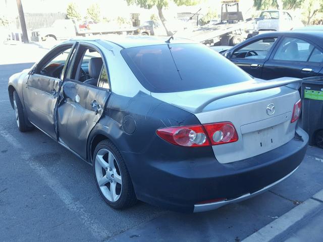 1YVFP80CX45N54518 - 2004 MAZDA 6 I SILVER photo 3