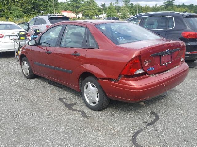 1FAFP33P33W326169 - 2003 FORD FOCUS LX RED photo 3