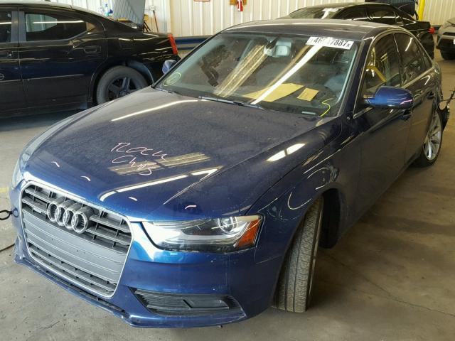 WAUFFAFL9DN049560 - 2013 AUDI A4 PREMIUM BLUE photo 2