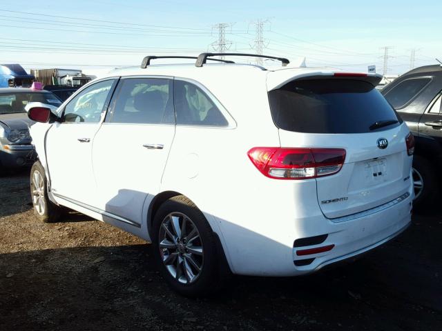 5XYPKDA53GG091456 - 2016 KIA SORENTO SX WHITE photo 3