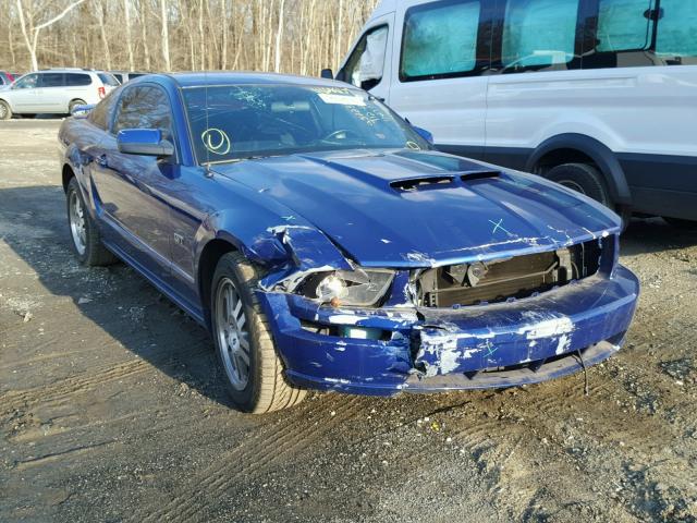 1ZVFT82H655236601 - 2005 FORD MUSTANG GT BLUE photo 1