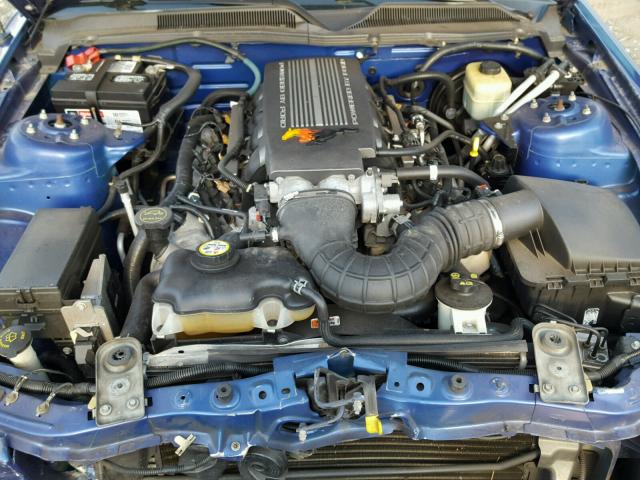 1ZVFT82H655236601 - 2005 FORD MUSTANG GT BLUE photo 7