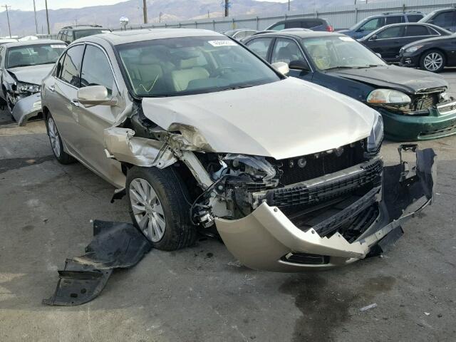 1HGCR3F84DA044215 - 2013 HONDA ACCORD EXL BEIGE photo 1