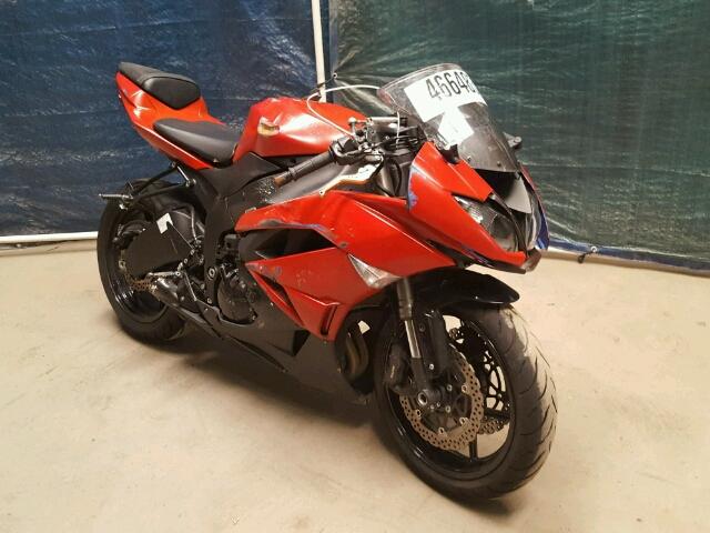 JKAZX4R199A009478 - 2009 KAWASAKI ZX600 R RED photo 1