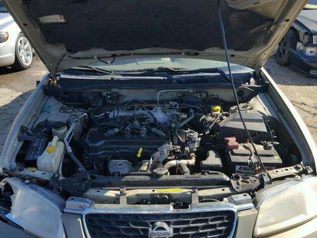 3N1CB51D51L426909 - 2001 NISSAN SENTRA TAN photo 7