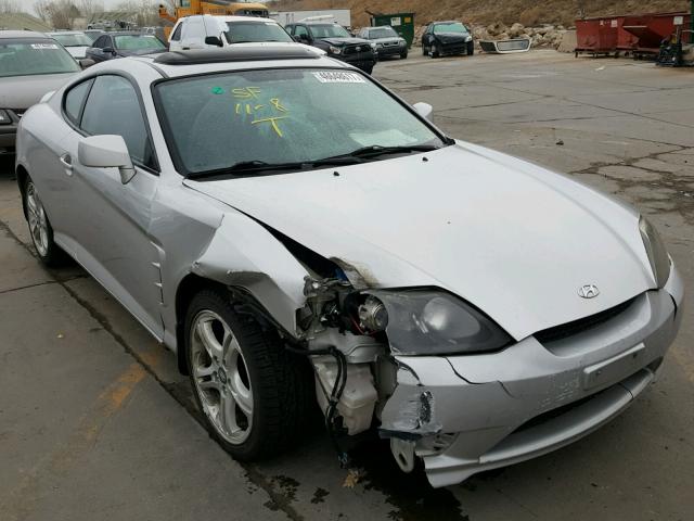 KMHHM65D46U194034 - 2006 HYUNDAI TIBURON GS SILVER photo 1