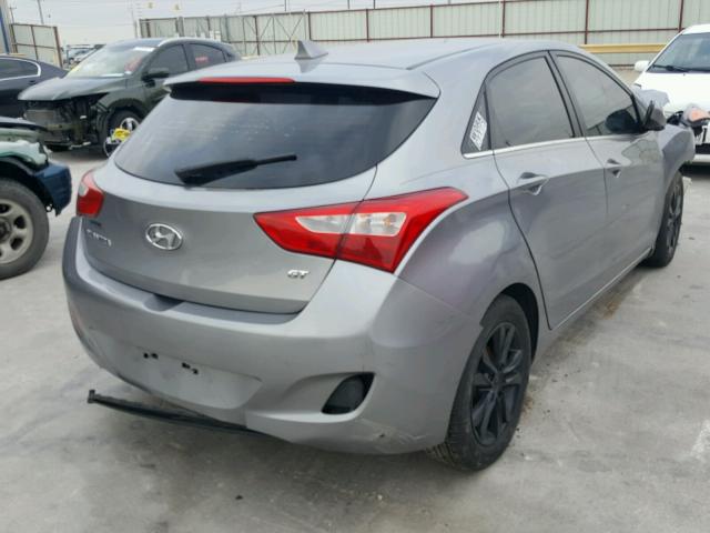 KMHD35LE5DU112932 - 2013 HYUNDAI ELANTRA GT SILVER photo 4