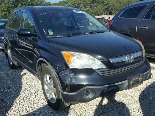 JHLRE38767C081285 - 2007 HONDA CR-V EXL BLACK photo 1