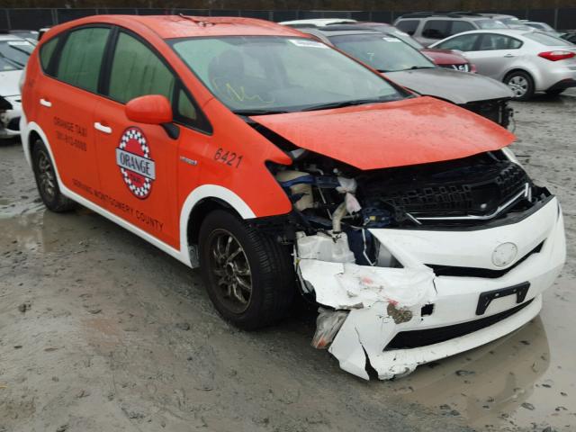 JTDZN3EU5E3329871 - 2014 TOYOTA PRIUS V ORANGE photo 1