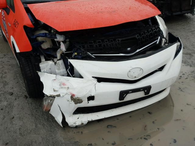 JTDZN3EU5E3329871 - 2014 TOYOTA PRIUS V ORANGE photo 9