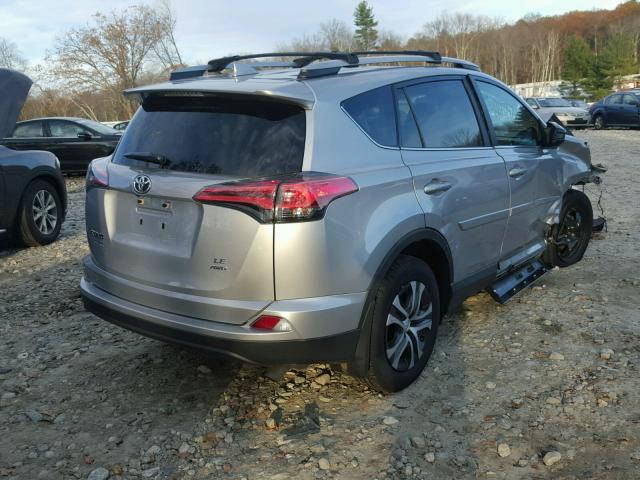 2T3BFREV5HW560734 - 2017 TOYOTA RAV4 LE GRAY photo 4