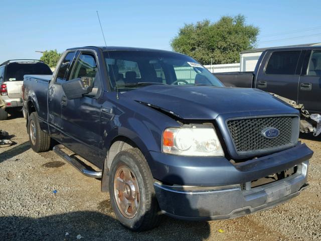 1FTRX12W24NA50756 - 2004 FORD F150 BLUE photo 1