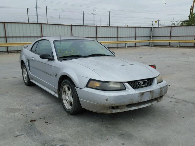 1FAFP406X4F158369 - 2004 FORD MUSTANG SILVER photo 1