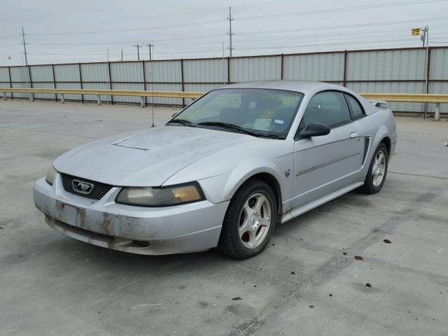 1FAFP406X4F158369 - 2004 FORD MUSTANG SILVER photo 2