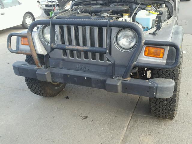 1J4FA49S8YP740279 - 2000 JEEP WRANGLER / GRAY photo 7