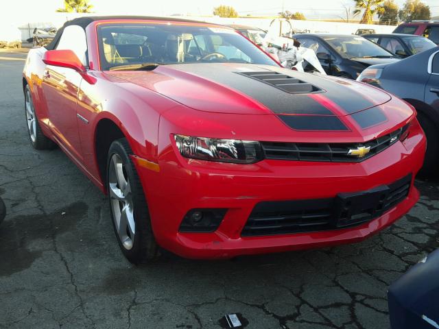 2G1FK3DJ3E9316636 - 2014 CHEVROLET CAMARO 2SS RED photo 1