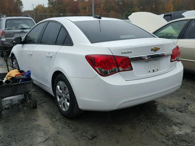 1G1PA5SG2F7117283 - 2015 CHEVROLET CRUZE LS WHITE photo 3