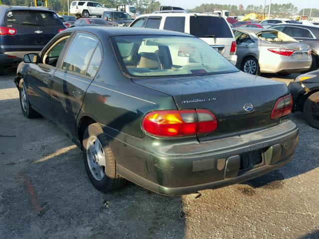 1G1NE52J53M505449 - 2003 CHEVROLET MALIBU LS Yaşıl foto 3