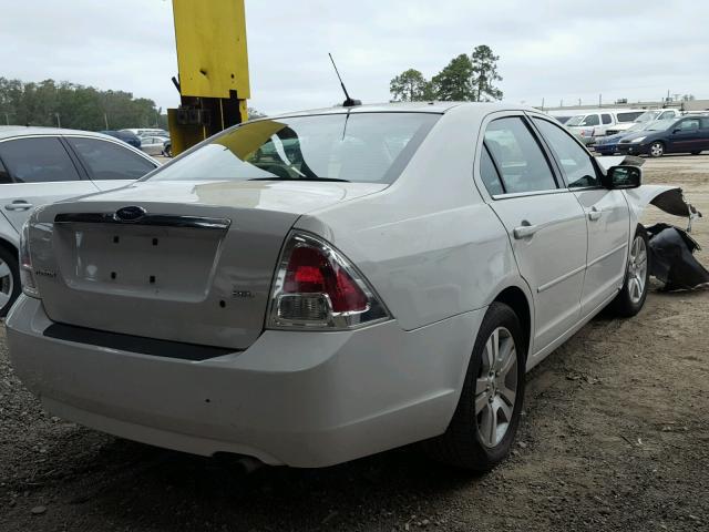 3FAHP08Z69R182534 - 2009 FORD FUSION SEL WHITE photo 4