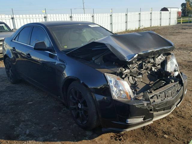 1G6DH577580197918 - 2008 CADILLAC CTS BLACK photo 1