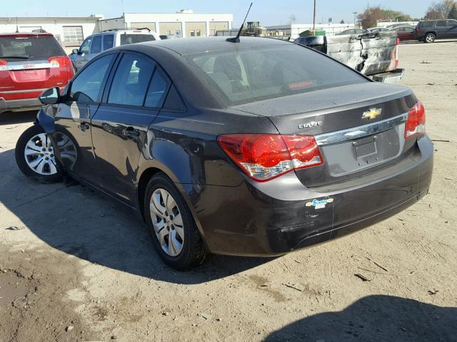 1G1PA5SH9E7473639 - 2014 CHEVROLET CRUZE LS CHARCOAL photo 3