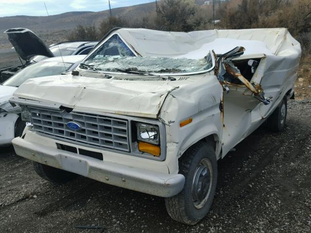 1FTFE24N0MHA77911 - 1991 FORD ECONOLINE WHITE photo 2