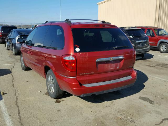 2A4GP64L26R916611 - 2006 CHRYSLER TOWN & COU RED photo 3