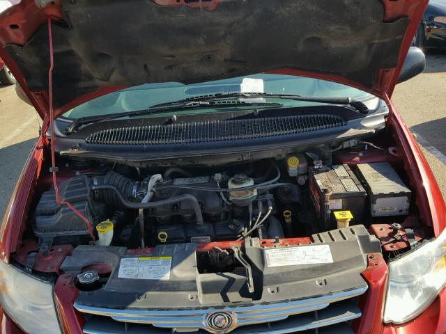 2A4GP64L26R916611 - 2006 CHRYSLER TOWN & COU RED photo 7