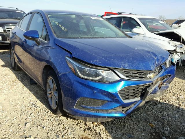 1G1BE5SM6G7286258 - 2016 CHEVROLET CRUZE LT BLUE photo 1