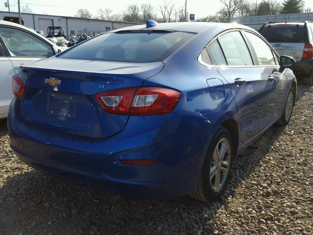 1G1BE5SM6G7286258 - 2016 CHEVROLET CRUZE LT BLUE photo 4