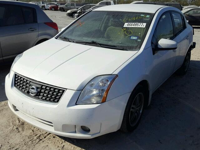 3N1AB61E78L646276 - 2008 NISSAN SENTRA 2.0 WHITE photo 2