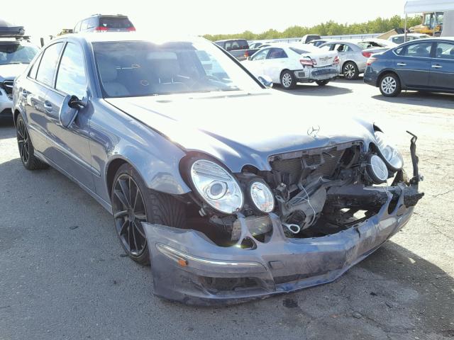 WDBUF56X57B030089 - 2007 MERCEDES-BENZ E 350 BLUE photo 1