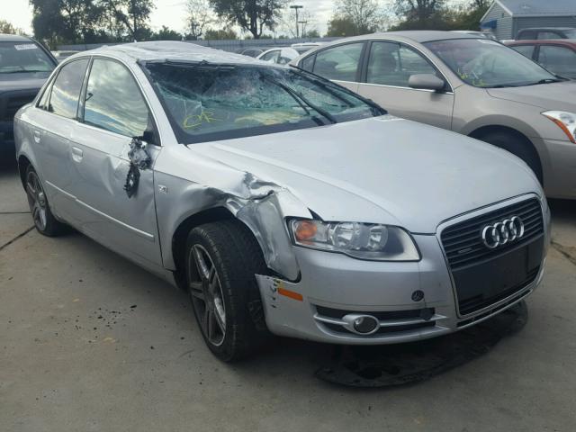 WAUDF78E37A145186 - 2007 AUDI A4 2.0T QU SILVER photo 1