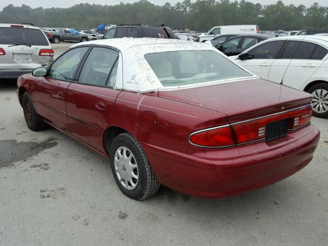 2G4WS52J731165023 - 2003 BUICK CENTURY CU RED photo 3