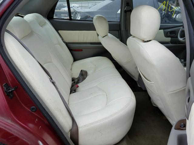 2G4WS52J731165023 - 2003 BUICK CENTURY CU RED photo 6