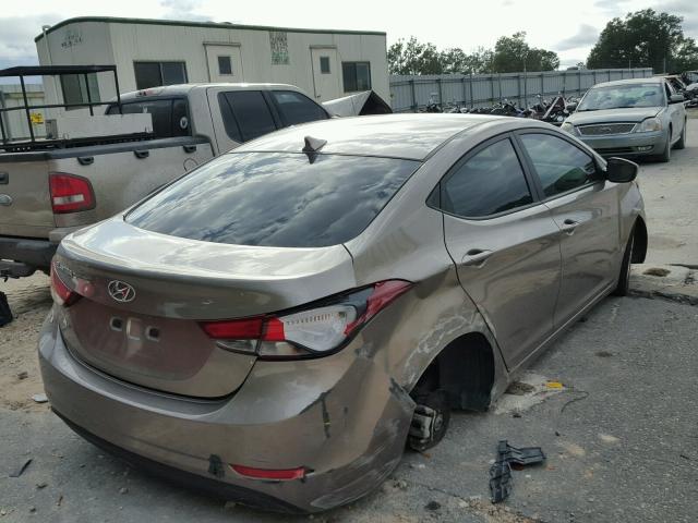 5NPDH4AEXEH533589 - 2014 HYUNDAI ELANTRA GOLD photo 4