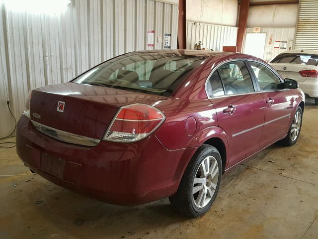 1G8ZS57N57F154849 - 2007 SATURN AURA XE MAROON photo 4