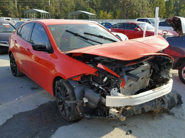 1C3CDFBB0GD749892 - 2016 DODGE DART SXT ORANGE photo 1