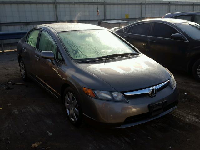 1HGFA16598L100593 - 2008 HONDA CIVIC LX GRAY photo 1