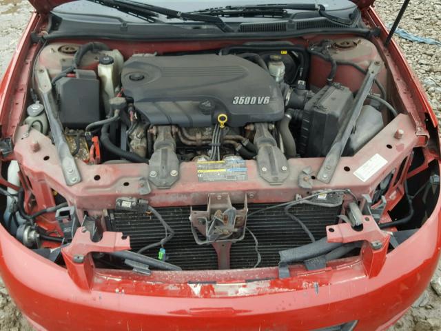 2G1WT58N489106881 - 2008 CHEVROLET IMPALA LT RED photo 7