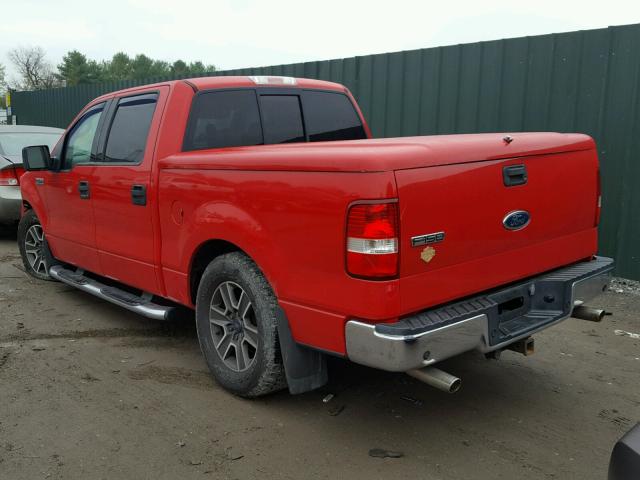 1FTPW12594KD29513 - 2004 FORD F150 SUPER RED photo 3