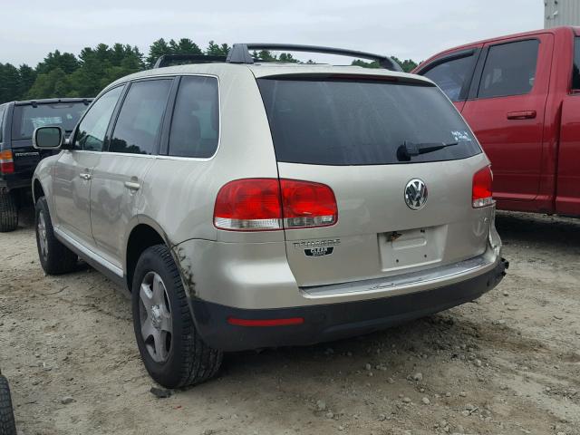 WVGBC67L54D007670 - 2004 VOLKSWAGEN TOUAREG 3. BEIGE photo 3